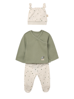 Conjunto regalo 3 piezas unisex bebé MAYORAL