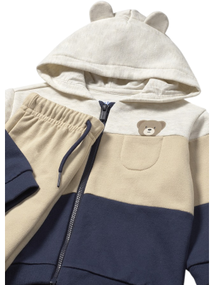 Chándal 3 piezas tricolor bebé MAYORAL Azul 2