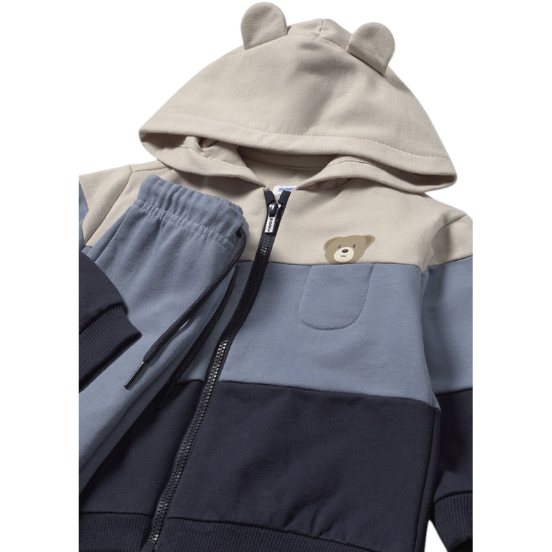 Chándal 3 piezas tricolor bebé MAYORAL Iceberg