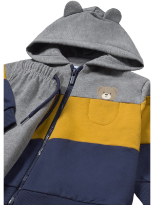 Chándal 3 piezas tricolor bebé MAYORAL Mostaza 2