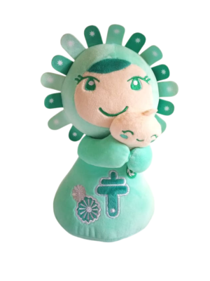 Peluche Pilarino colore menta