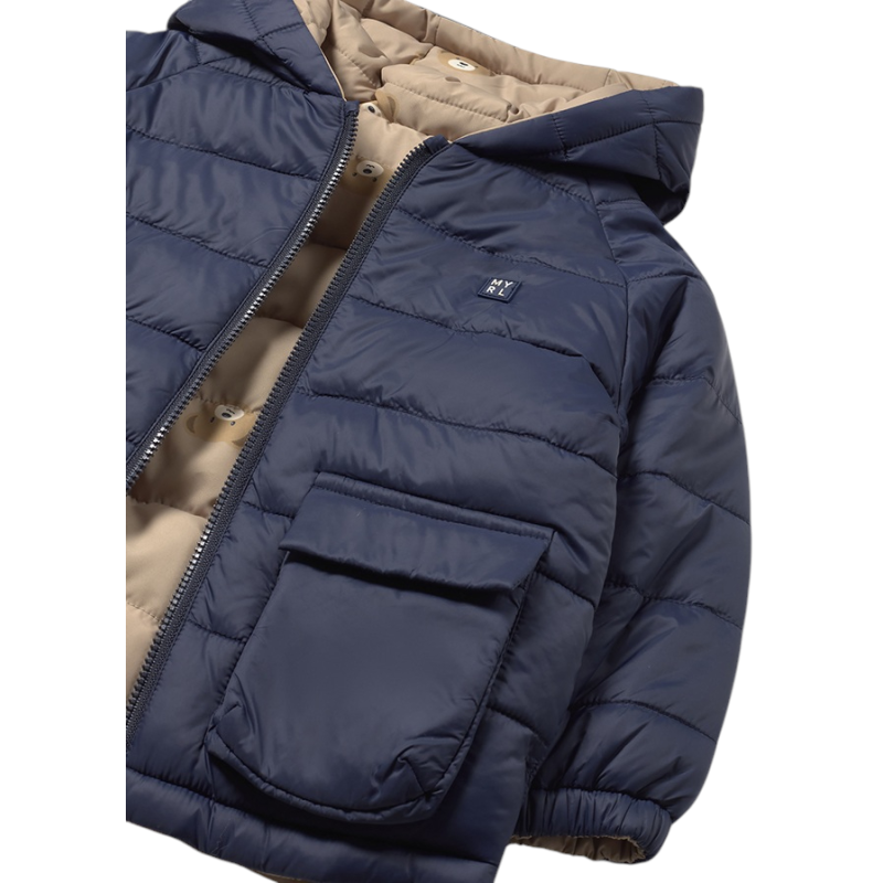 Chaquetón Reversible soft bebé MAYORAL Azul