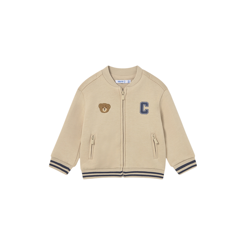 Sudadera ositos bebé MAYORAL Latte