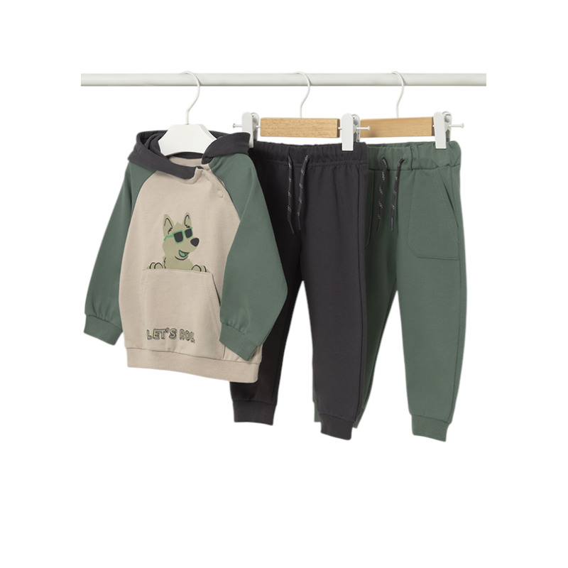 Chándal 2 pantalones combinado bebé MAYORAL Abeto