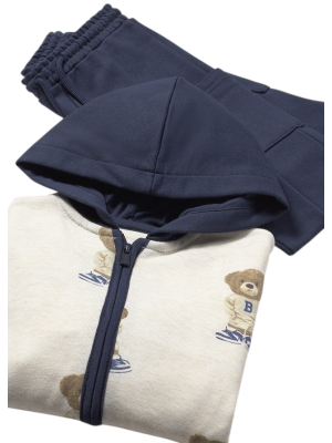 Chándal 2 pantalones estampado bebé MAYORAL Azul 2