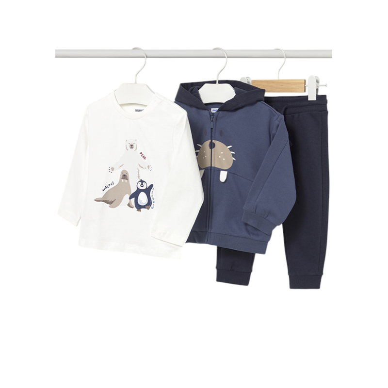 Chándal 3 piezas animalitos bebé MAYORAL Ballena