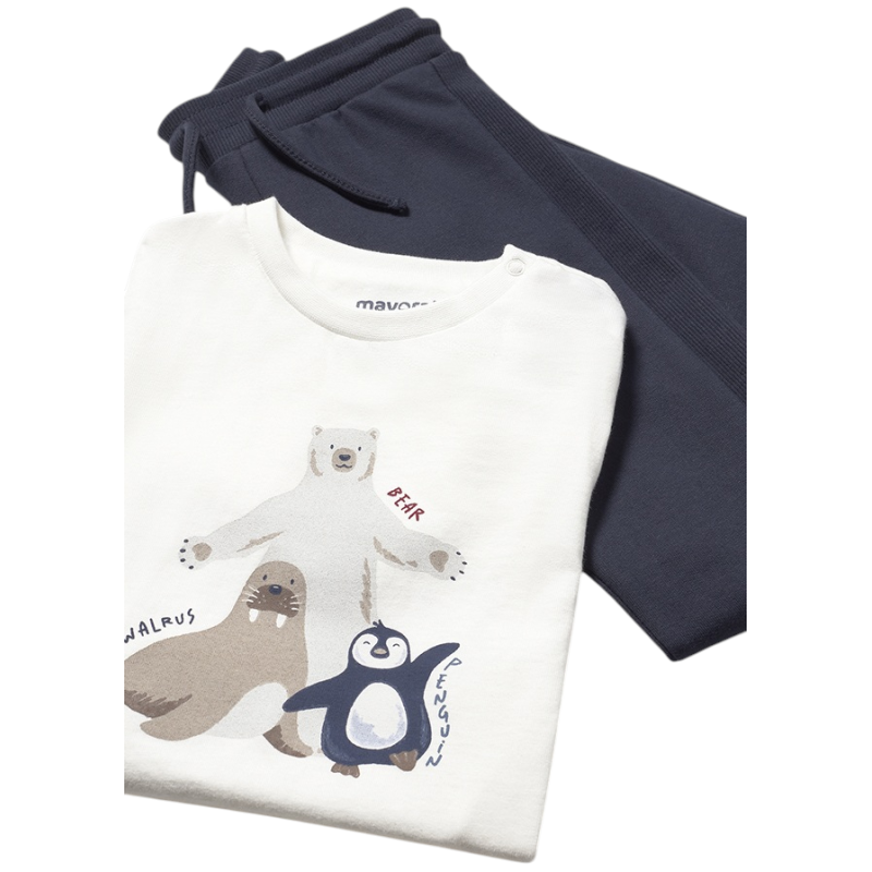 Chándal 3 piezas animalitos bebé MAYORAL Ballena