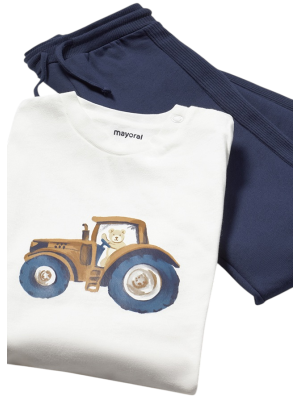 Chándal 3 piezas animalitos bebé MAYORAL Mostaza 2