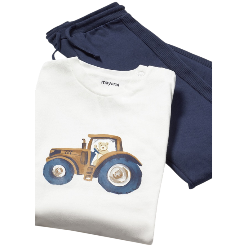 Chándal 3 piezas animalitos bebé MAYORAL Mostaza