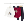 Chándal 3 piezas animalitos bebé MAYORAL Rojo