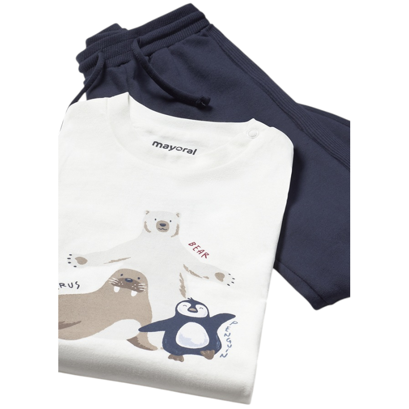 Chándal 3 piezas animalitos bebé MAYORAL Rojo