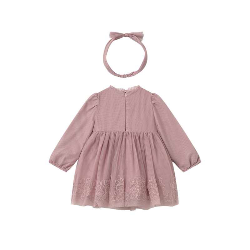 Vestido ceremonia tul bordado bebé MAYORAL Cuarzo