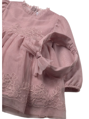Vestido ceremonia tul bordado bebé MAYORAL Cuarzo 2
