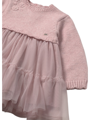 Vestido combinado tricot bebé MAYORAL Cuarzo 2