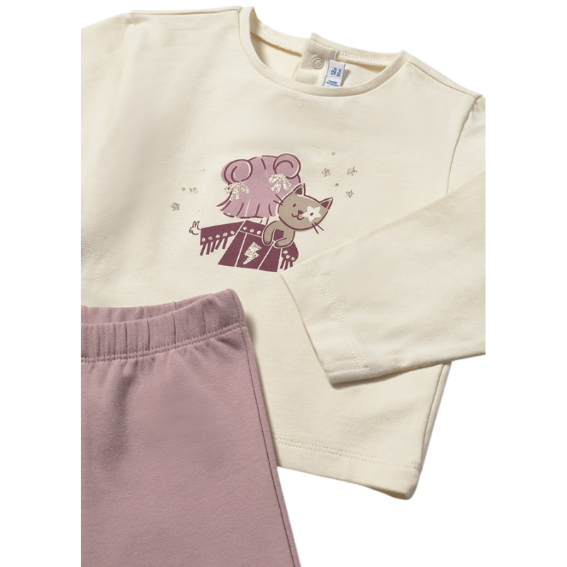 Chándal con camiseta bebé MAYORAL Cuarzo