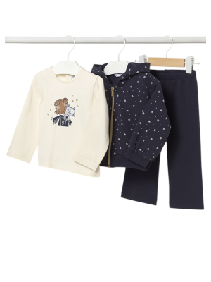 Chándal con camiseta bebé MAYORAL Marino