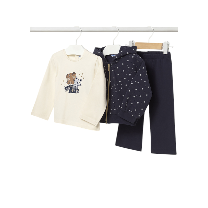 Chándal con camiseta bebé MAYORAL Marino