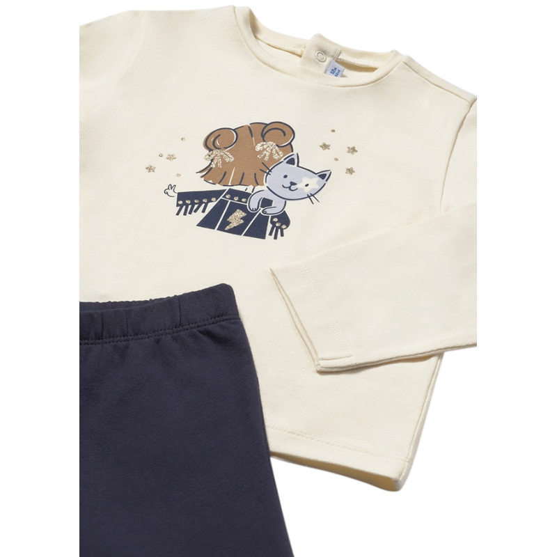 Chándal con camiseta bebé MAYORAL Marino