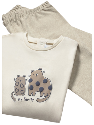 Conjunto 3 piezas lunares bebé MAYORAL Marino 2