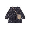 Vestido estampado con bolso bebé MAYORAL Marino