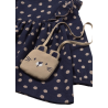 Vestido estampado con bolso bebé MAYORAL Marino