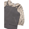 Conjunto falda peto y camiseta bebé MAYORAL Plomo