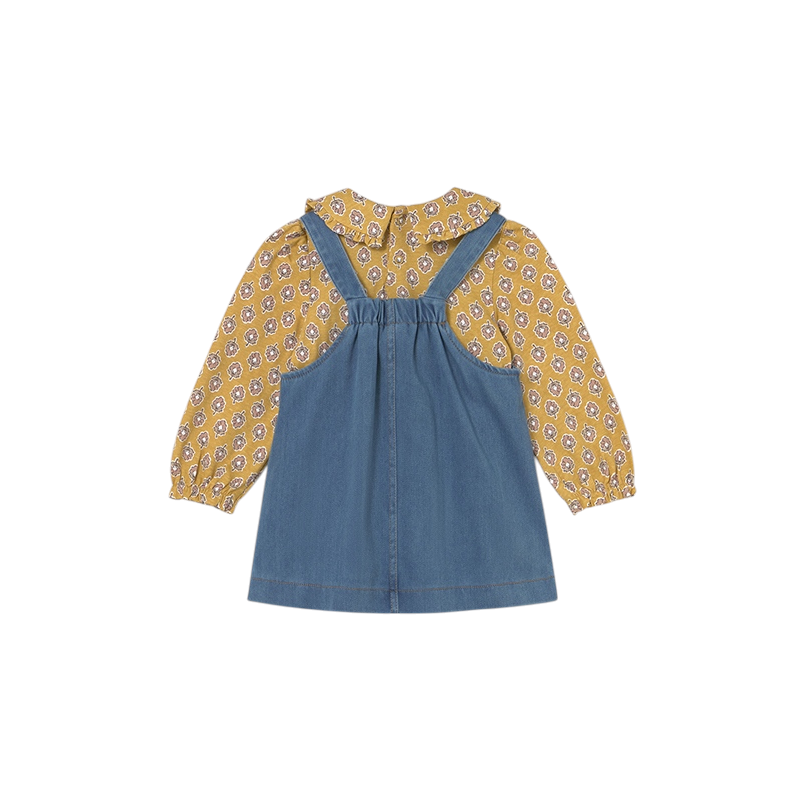 Conjunto falda peto y camiseta bebé MAYORAL Medio