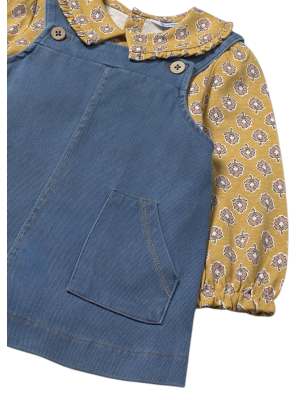 Conjunto falda peto y camiseta bebé MAYORAL Medio 2
