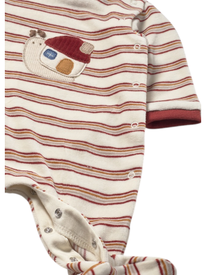 Pelele Pijama tundosado rayas recién nacido MAYORAL Cayena 2
