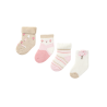 Set 4 calcetines recién nacido MAYORAL Rosa