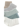 Set 6 calcetines lisos recién nacido MAYORAL Verdes