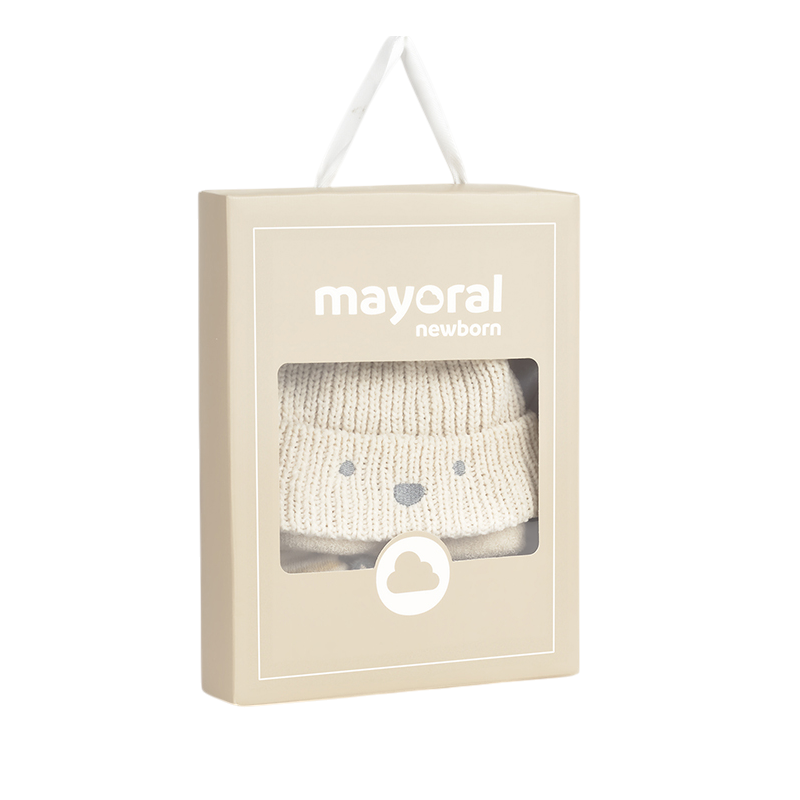 Set de gorro y calcetines unisex bebé recién nacido MAYORAL Cerámica