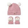 Set de gorro y calcetines unisex bebé recién nacida MAYORAL Orquídea