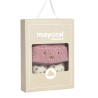 Set de gorro y calcetines unisex bebé recién nacida MAYORAL Orquídea