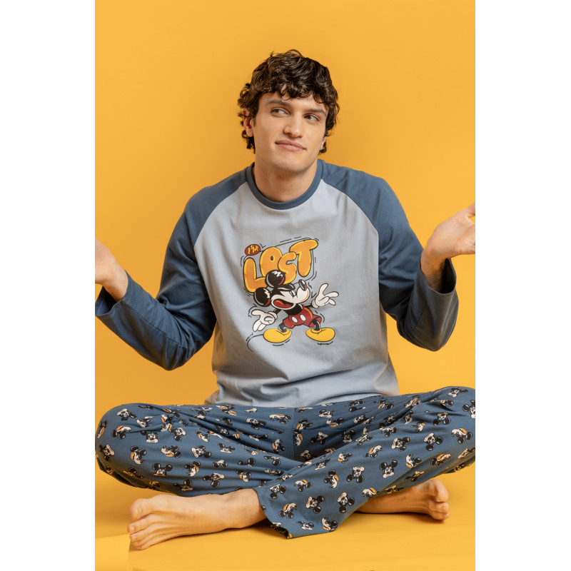 Pijama Hombre Invierno DISNEY Mickey Lost