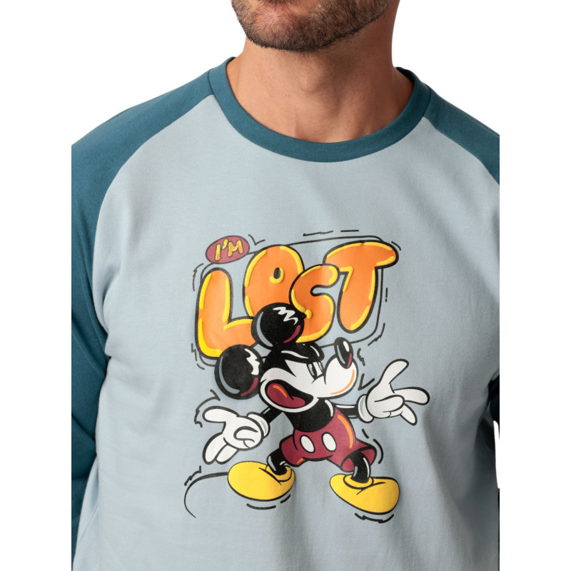 Pijama Hombre Invierno DISNEY Mickey Lost