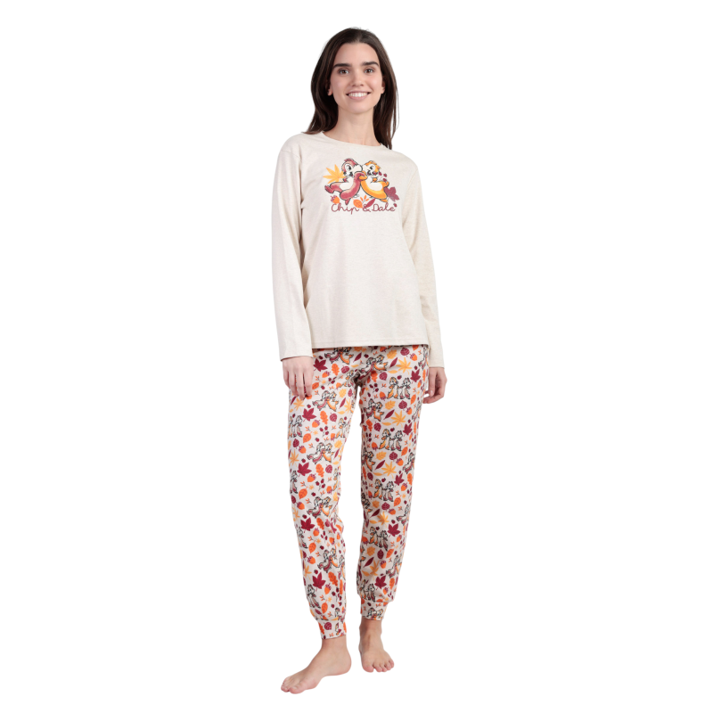 Pijama de Mujer Invierno DISNEY Chip y Chop