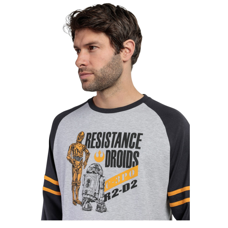 Pijama de Hombre Invierno STAR WARS Resistencia