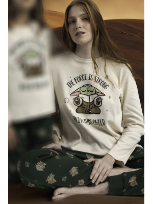 Pijama de Mujer Invierno STAR WARS Baby Yoda