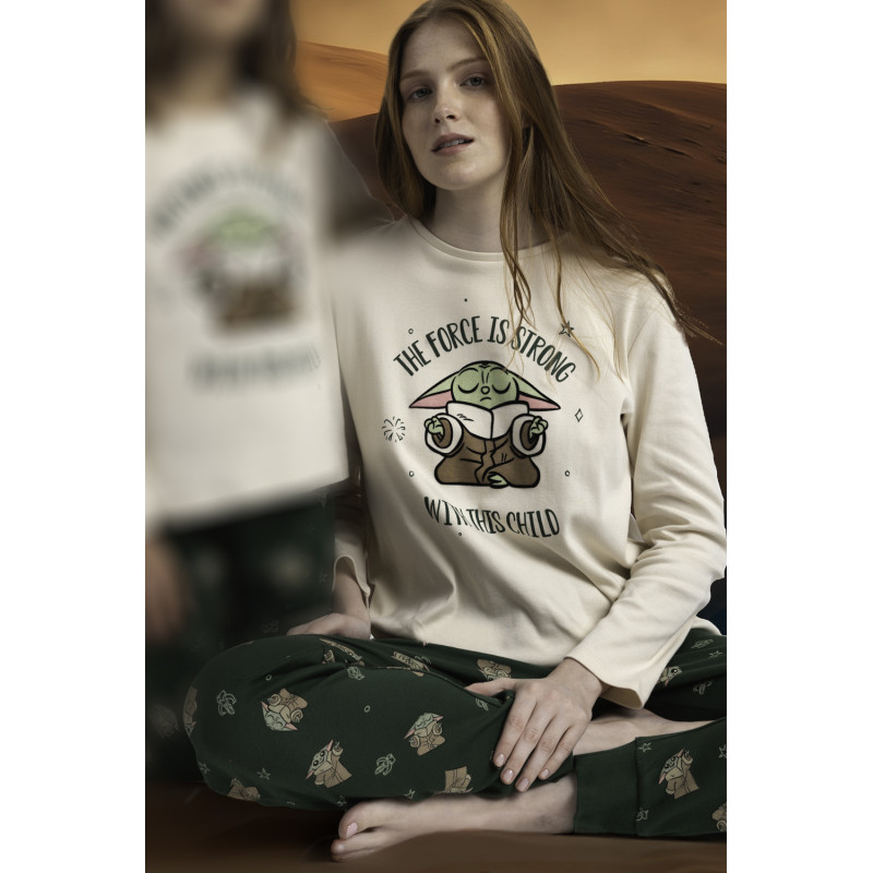 Pijama de Mujer Invierno STAR WARS Baby Yoda