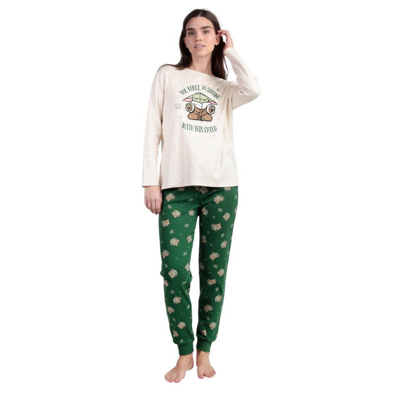 Pijama de Mujer Invierno STAR WARS Baby Yoda