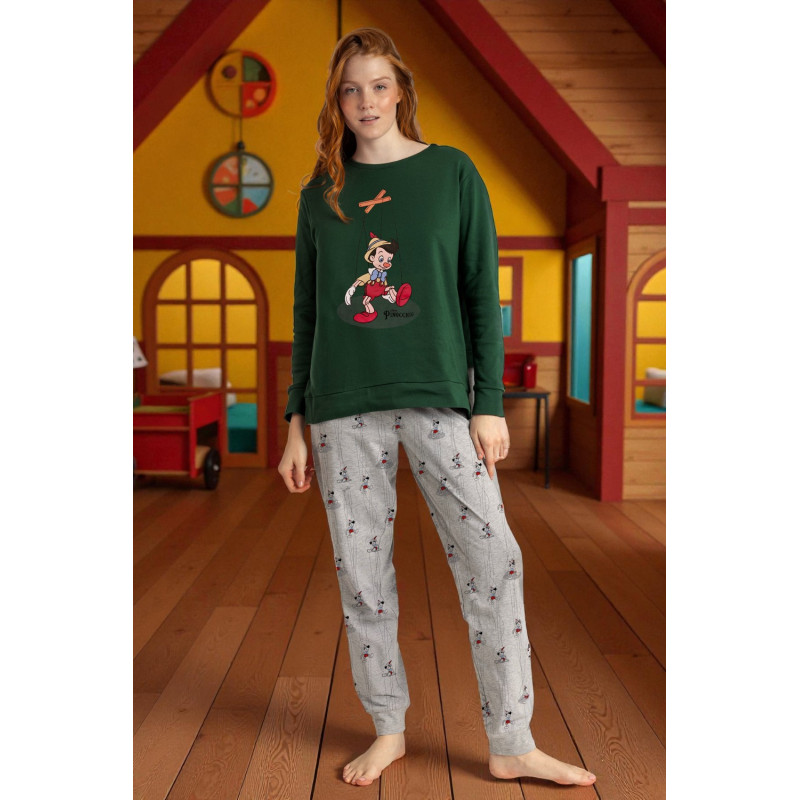 Pijama de Mujer Invierno DISNEY Pinocho