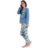Pijama de Mujer Invierno DISNEY Stitch Azul
