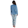 Pijama de Mujer Invierno DISNEY Stitch Azul