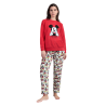 Pijama de Mujer Invierno DISNEY Mickey Mouse Rojo