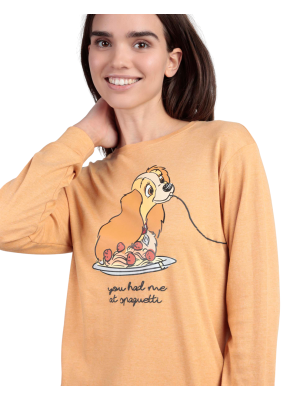 Pijama de Mujer Invierno DISNEY La Dama y el Vagabundo 2