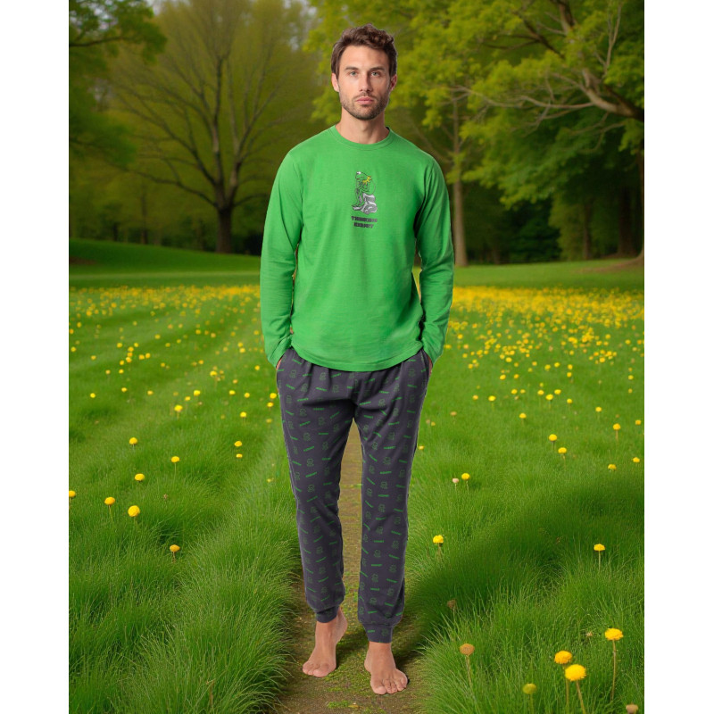 Pijama de Hombre Invierno DISNEY Rana Gustavo