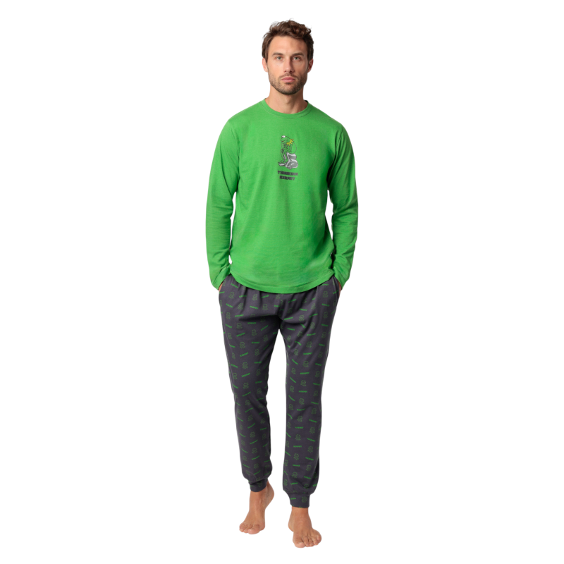 Pijama de Hombre Invierno DISNEY Rana Gustavo