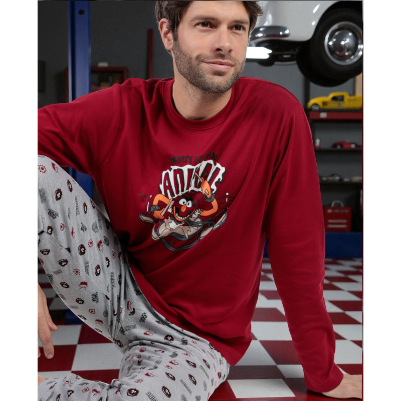 Pijama de Hombre Invierno DISNEY Animal Bang