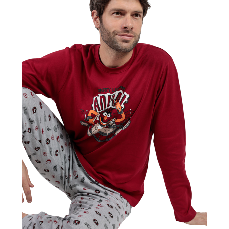 Pijama de Hombre Invierno DISNEY Animal Bang